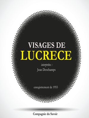 cover image of Visages de Lucrèce